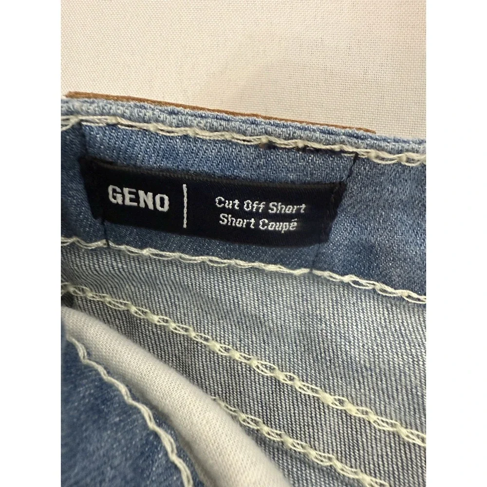 NWT True Religion Geno‎ Cut Off Short Youth Boys 16 Blue Denim